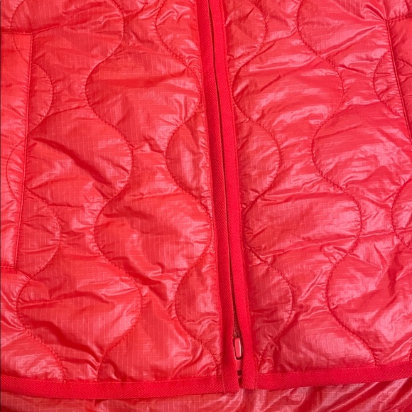 J. Crew Bright Red Quilted Vest - Picture 3 of 5
